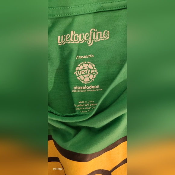 Officially Licensed Large TMNT Leonardo Long Sleeve Shirt Ninja Turtles - Picture 5 of 6